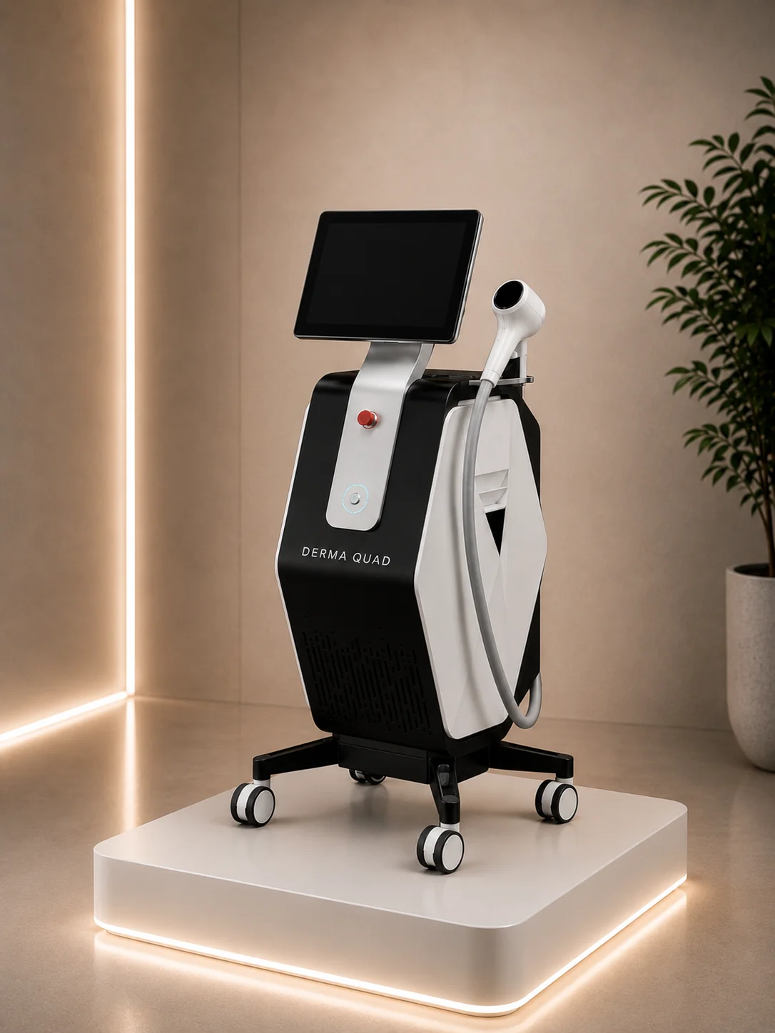 Derma Quad four wavelength laser hair removal system